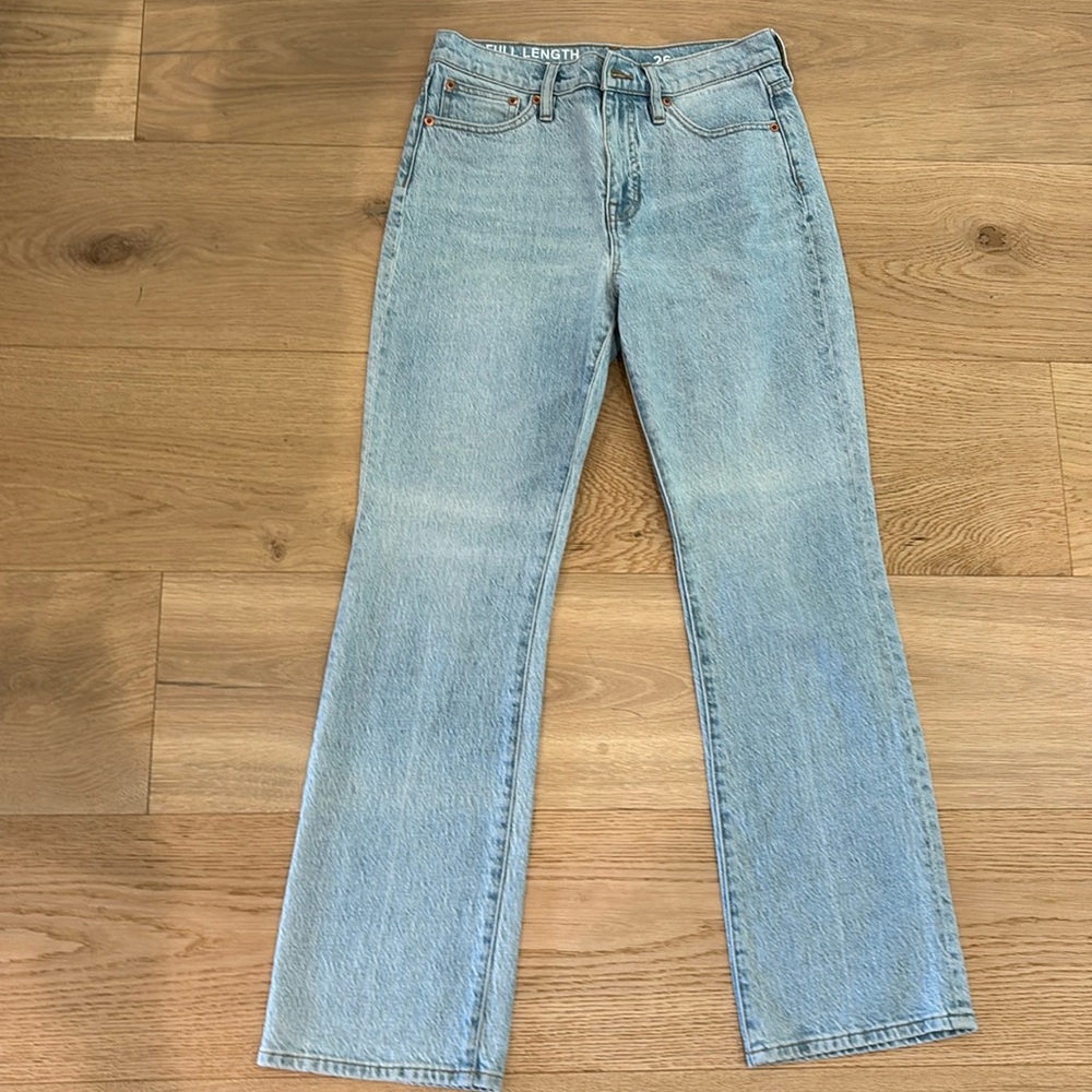 JCREW Full Length Denim Boot jeans size 26